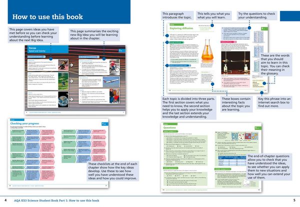 Produktbild: AQA KS3 Science Student Book Part 1