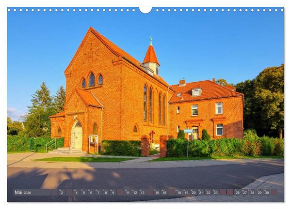 Produktbild: Vinetastadt Barth - Spaziergang durch die historische Stadt (Wandkalender 2026 DIN A3 quer), CALVENDO Monatskalender