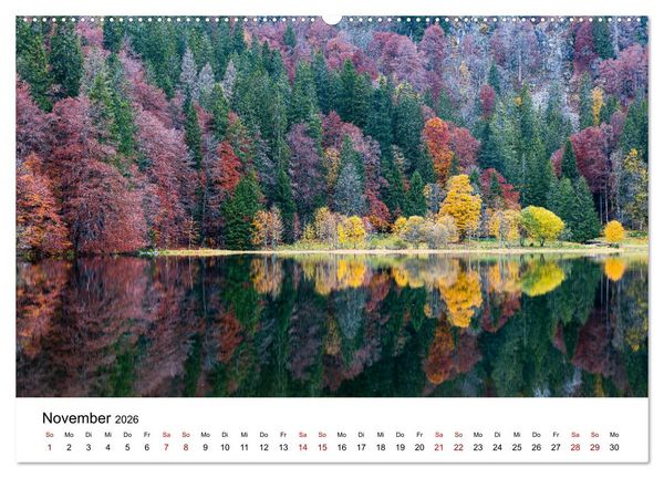 Produktbild: Freiburg, Drumherum (hochwertiger Premium Wandkalender 2026 DIN A2 quer), Kunstdruck in Hochglanz