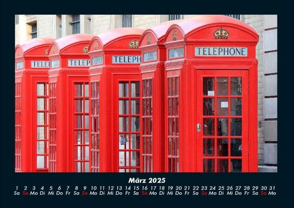 Produktbild: London - Impressionen 2025 Fotokalender DIN A4