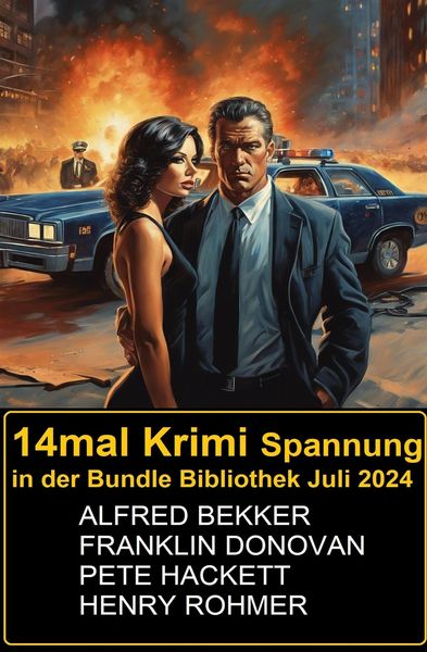 Produktbild: 14mal Krimi Spannung in der Bundle Bibliothek Juli 2024