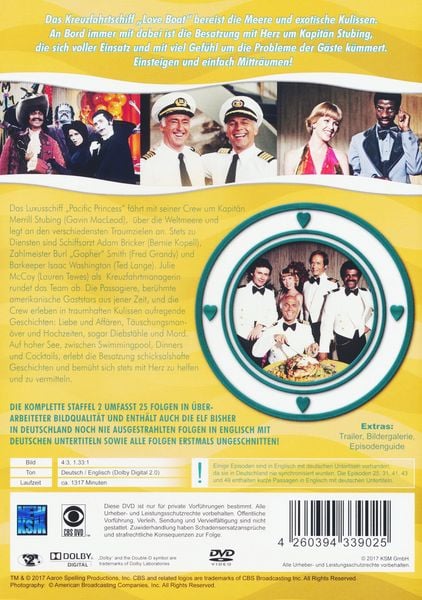 Produktbild: The Love Boat - Staffel 2: Episode 25-49 [6 DVDs]