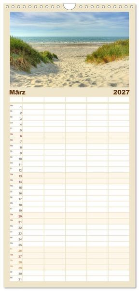 Produktbild: Familienplaner 2027 - Wundersch&ouml;ne Niederlande mit 5 Spalten (Wandkalender, 21 x 45 cm) CALVENDO