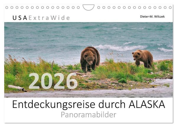 Produktbild: Entdeckungsreise durch ALASKA (Wandkalender 2026 DIN A4 quer), CALVENDO Monatskalender