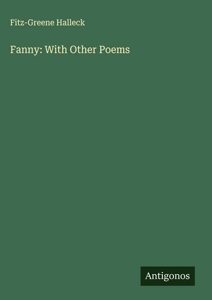 Produktbild: Fanny: With Other Poems