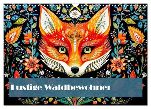 Produktbild: Lustige Waldtiere (Wandkalender 2026 DIN A3 quer), CALVENDO Monatskalender