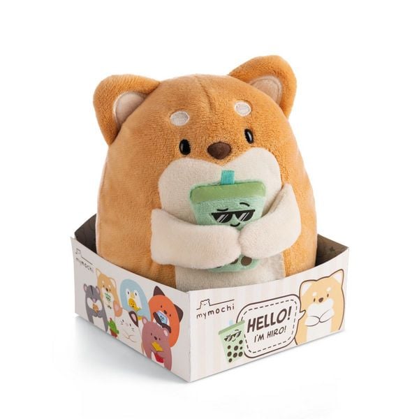 Kuscheltier Hund Hiro 16cm mit Bubble Tee in
