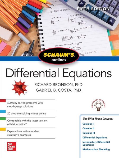 Produktbild: Schaum's Outline of Differential Equations