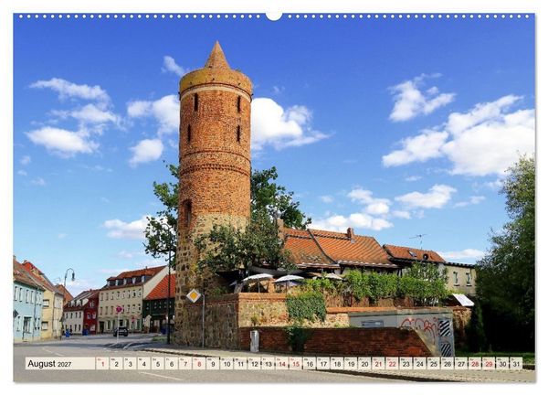 Produktbild: J&uuml;terbog &ndash; Backsteingotik und Wehrt&uuml;rme (Wandkalender 2027 DIN A2 quer), CALVENDO Monatskalender
