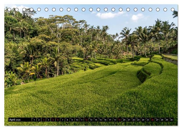 Produktbild: Ubud - Bali (Tischkalender 2026 DIN A5 quer), CALVENDO Monatskalender