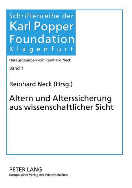 Produktbild: Altern und Alterssicherung aus wissenschaftlicher Sicht