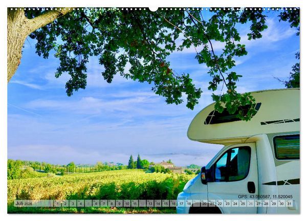 Produktbild: Mit dem Wohnmobil durch Italien (hochwertiger Premium Wandkalender 2026 DIN A2 quer), Kunstdruck in Hochglanz