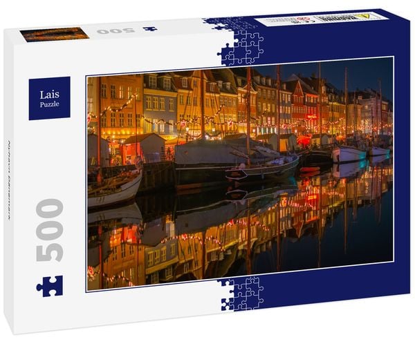 Produktbild: Lais Puzzle Nyhavn D&auml;nemark 500 Teile