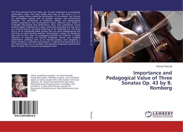 Produktbild: Importance and Pedagogical Value of Three Sonatas Op. 43 by B. Romberg
