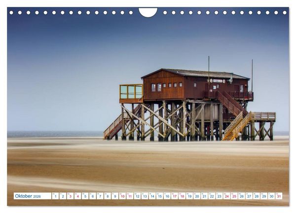 Produktbild: St. Peter-Ording Stranderlebnisse (Wandkalender 2026 DIN A4 quer), CALVENDO Monatskalender