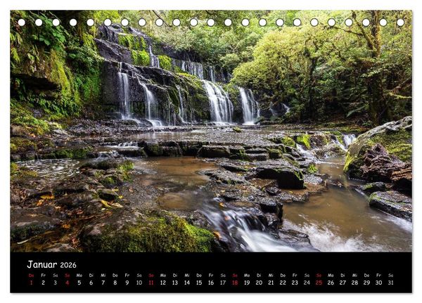 Produktbild: Sehnsucht nach Neuseeland (Tischkalender 2026 DIN A5 quer), CALVENDO Monatskalender