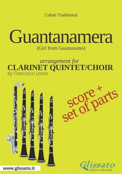Produktbild: Guantanamera - Clarinet Quintet/Choir score & parts