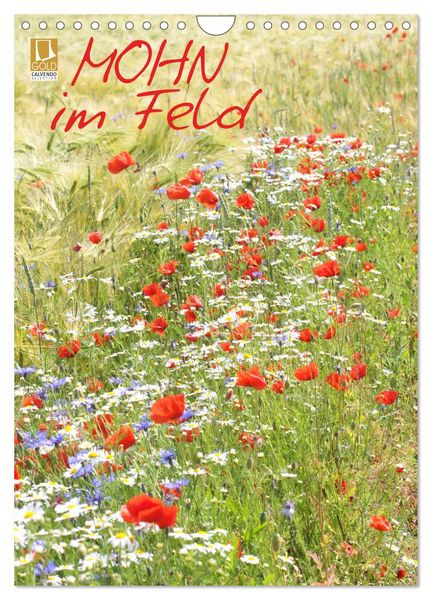 Produktbild: Mohn im Feld (Wandkalender 2026 DIN A4 hoch), CALVENDO Monatskalender