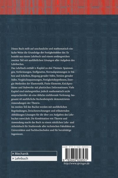 Produktbild: Festigkeitslehre