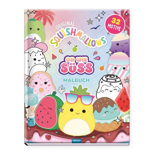 TRÖTSCH - Malbuch Original Squishmallows Oh wie süss Malbuch| Ab 3 Jahren, Taschenbuch von Trötsch Verlag GmbH & Co.KG, Trötsch Verlag GmbH & Co. KG,