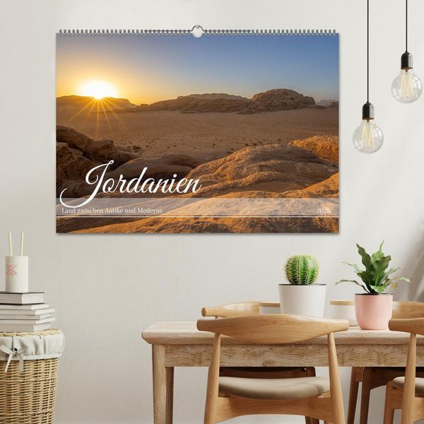 Produktbild: Jordanien - Land zwischen Antike und Moderne (Wandkalender 2026 DIN A2 quer), CALVENDO Monatskalender