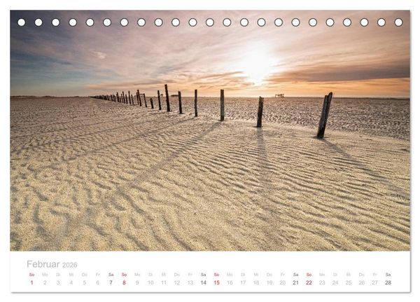 Produktbild: St. Peter-Ording (Tischkalender 2026 DIN A5 quer), CALVENDO Monatskalender