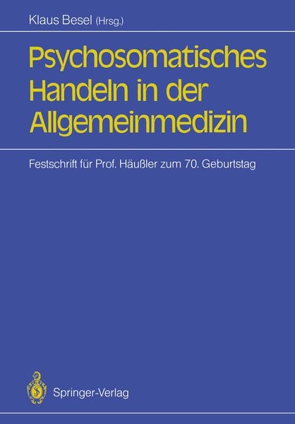 Produktbild: Psychosomatisches Handeln in der Allgemeinmedizin