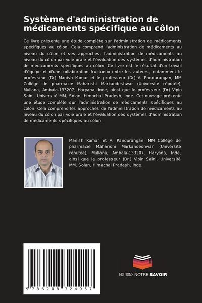 Produktbild: Syst&egrave;me d'administration de m&eacute;dicaments sp&eacute;cifique au c&ocirc;lon