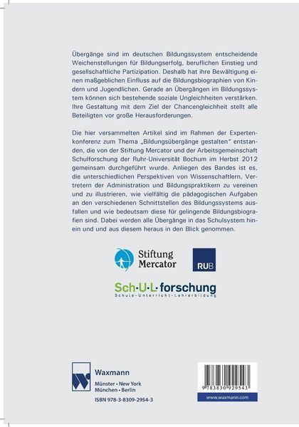 Produktbild: Bildungs&uuml;berg&auml;nge gestalten