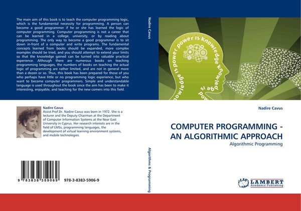Produktbild: COMPUTER PROGRAMMING - AN ALGORITHMIC APPROACH