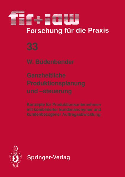 Produktbild: Ganzheitliche Produktionsplanung und -steuerung
