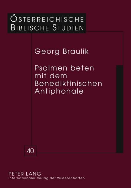 Produktbild: Psalmen beten mit dem Benediktinischen Antiphonale