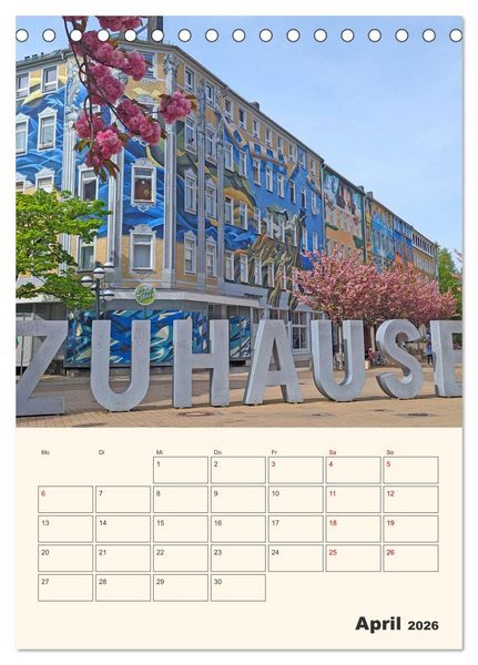 Produktbild: Chemnitz Kulturhauptstadt Terminplaner (Tischkalender 2026 DIN A5 hoch), CALVENDO Monatskalender