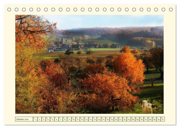 Produktbild: Mein sch&ouml;nes Land - Landliebe Wetterau (Tischkalender 2026 DIN A5 quer), CALVENDO Monatskalender