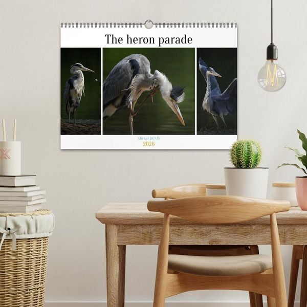 Produktbild: The heron parade (Wall Calendar 2026 DIN A3 landscape), CALVENDO 12 Month Wall Calendar