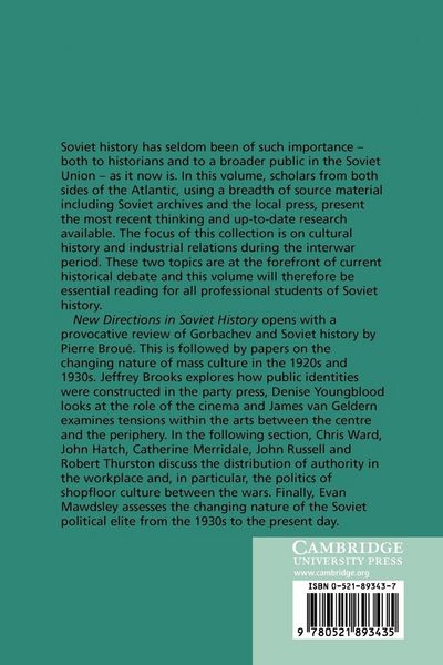 Produktbild: New Directions in Soviet History