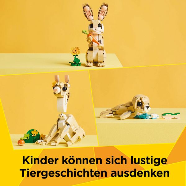 LEGO® Creator Häschen (31162); 3-in-1-Spielset; umbaubar in Lama oder Robbe
