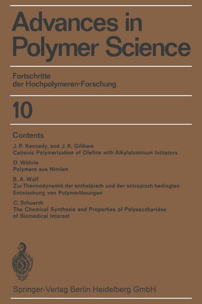 Produktbild: Fortschritte der Hochpolymeren-Forschung