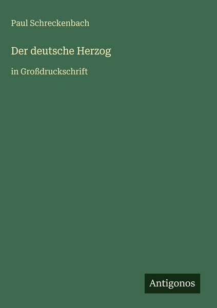 Produktbild: Der deutsche Herzog