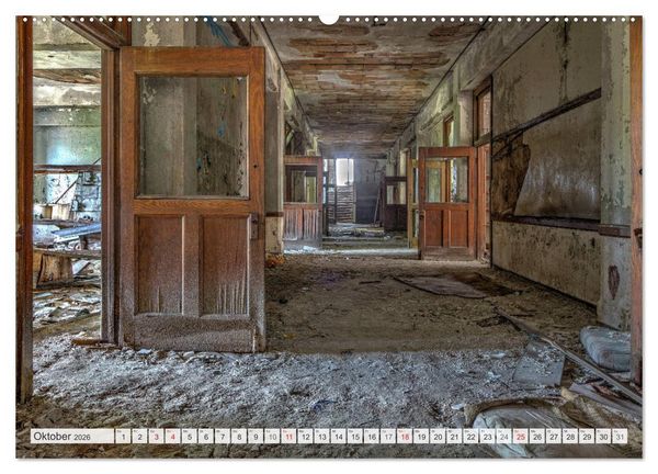Produktbild: Detroit - Modern Ruins (hochwertiger Premium Wandkalender 2026 DIN A2 quer), Kunstdruck in Hochglanz