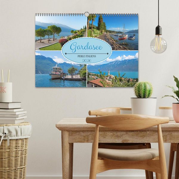 Produktbild: Gardasee - Perle Italiens (Wandkalender 2026 DIN A3 quer), CALVENDO Monatskalender