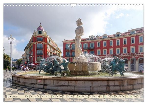 Produktbild: Nizza Bezaubernde Stadt (Wandkalender 2026 DIN A3 quer), CALVENDO Monatskalender