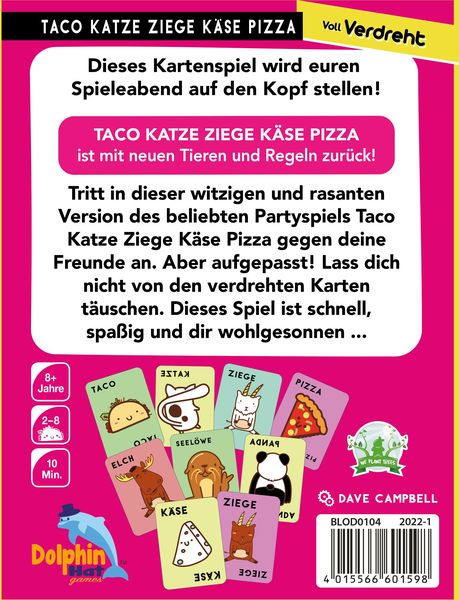 Produktbild: Blue Orange - Taco Katze Ziege Käse Pizza Voll Verdreht