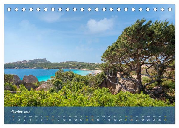 Produktbild: Sardaigne - L'&acirc;me sauvage de la M&eacute;diterran&eacute;e (Calendrier de bureau 2026 DIN A5 vertical), CALVENDO calendrier mensuel