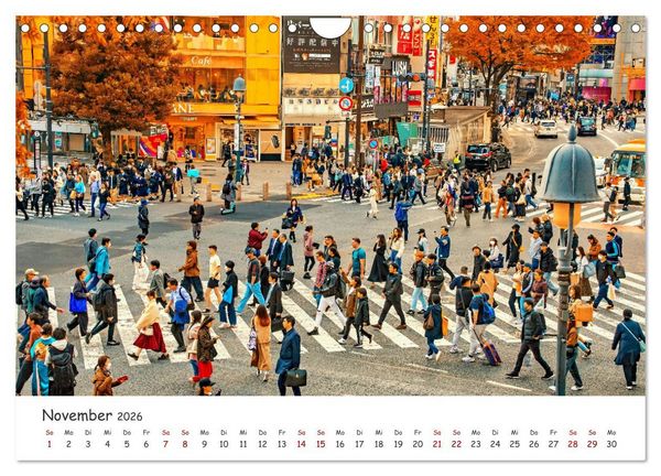 Produktbild: Unterwegs in Japan (Wandkalender 2026 DIN A4 quer), CALVENDO Monatskalender
