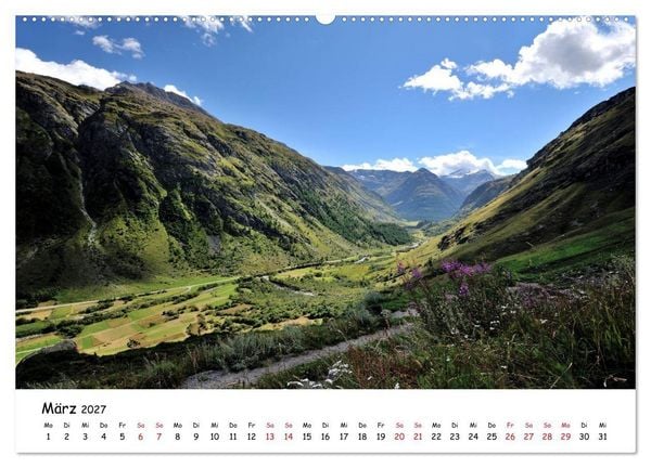 Produktbild: Franz&ouml;sische Alpen - Route des Grandes Alpes (Wandkalender 2027 DIN A2 quer), CALVENDO Monatskalender