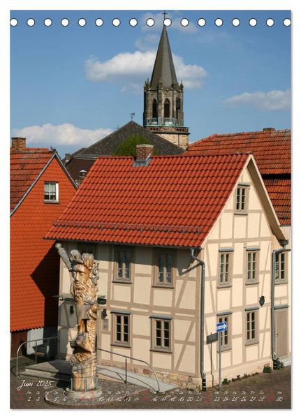 Rotenburg an der Fulda (Tischkalender 2025 DIN A5 hoch), CALVENDO Monatskalender