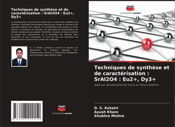 Produktbild: Techniques de synth&egrave;se et de caract&eacute;risation : SrAl2O4 : Eu2+, Dy3+
