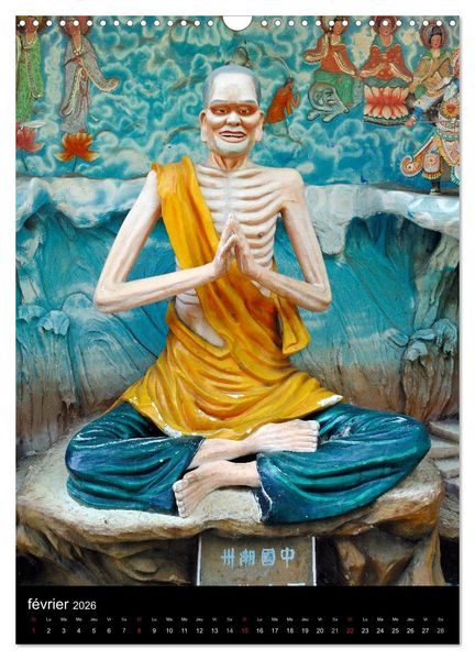 Produktbild: Bouddha Portraits du Sage (Calendrier mural 2026 DIN A3 horizontal), CALVENDO calendrier mensuel