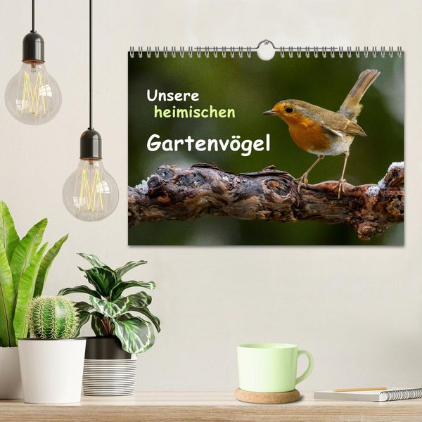 Produktbild: Unsere heimischen Gartenv&ouml;gel (Wandkalender 2026 DIN A4 quer), CALVENDO Monatskalender